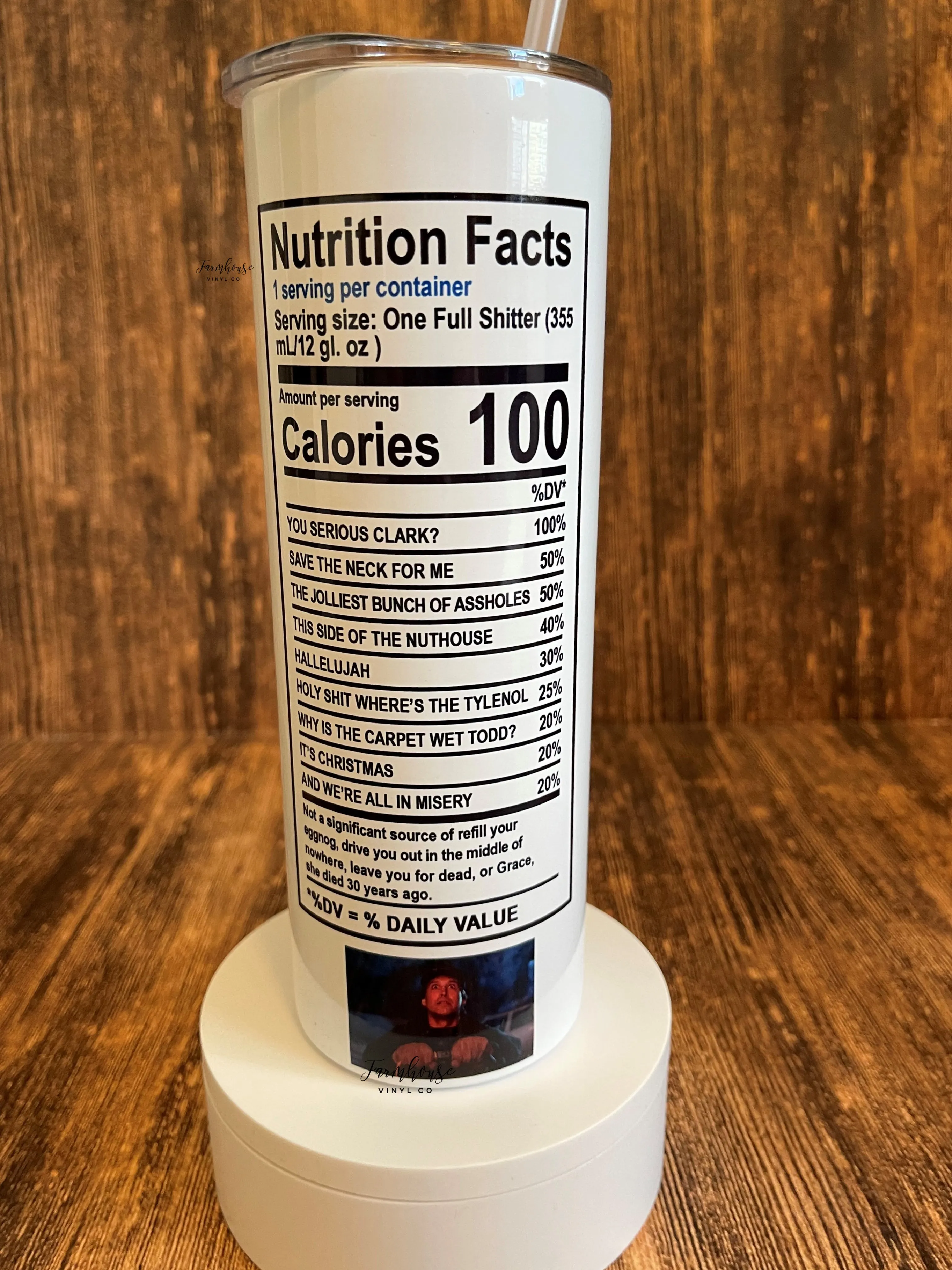 Christmas Vacation 20oz Skinny Tumbler