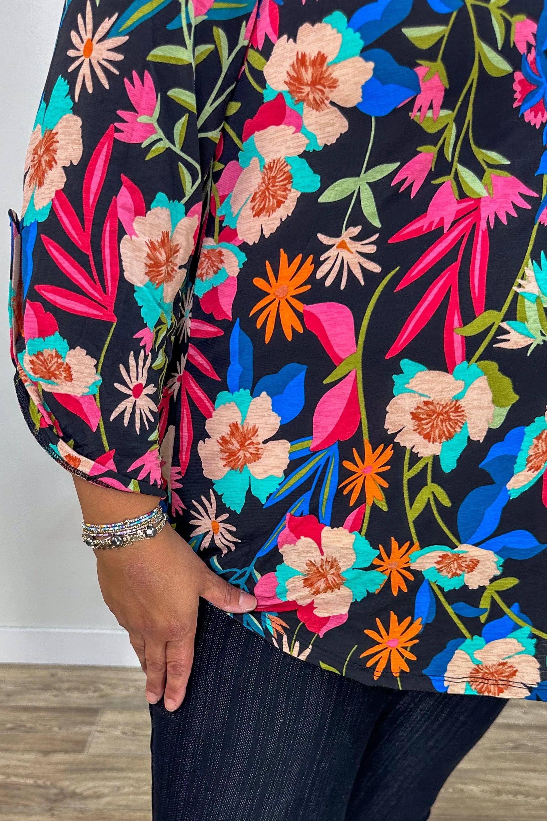 Daisy Mix Floral Lizzy Top