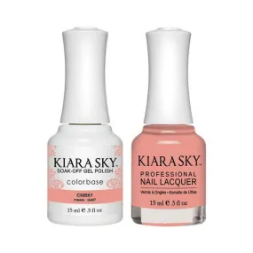 Kiara Sky Classic Gel & Polish Duo - 607 Cheeky