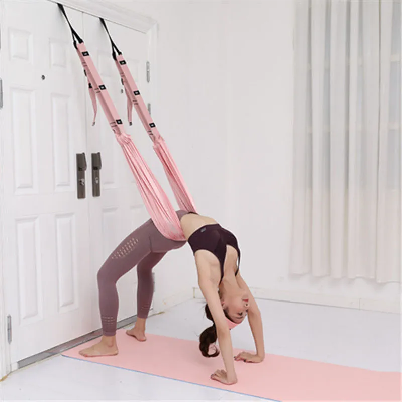 Stretch Elastic Yoga Belt Pulling Rope Inverted Rope Stretch Belt Split Lower Waist Trainer